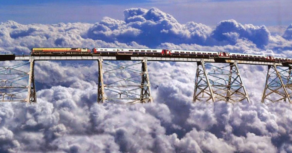 casarse en el tren a las nubes