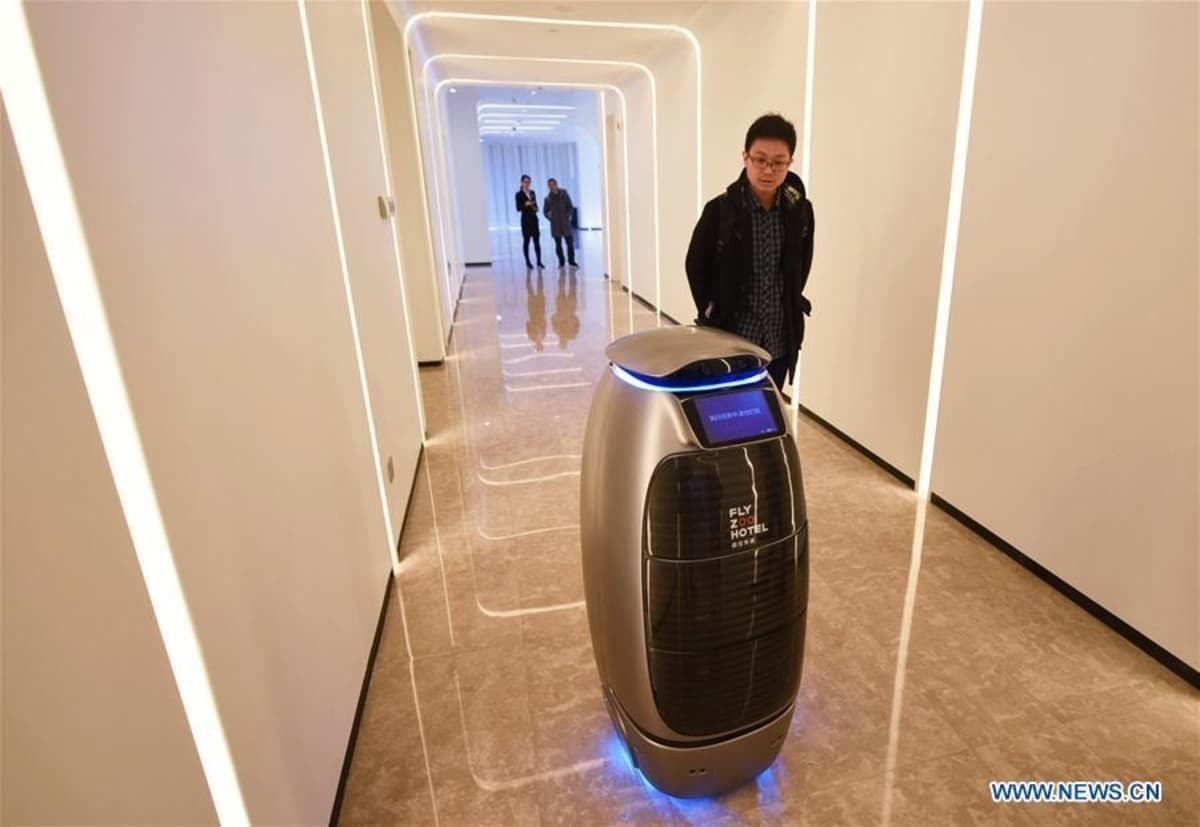 hotel automatizado en china